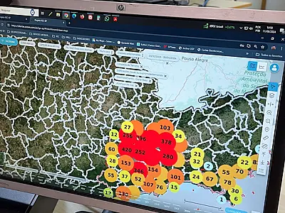 Cidades da Baixada Santista reforçam o monitoramento de áreas com acesso a dados de satélite