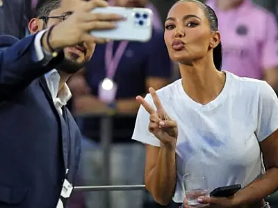 Kim Kardashian viaja 12 mil km e vê Messi, CR7 e Neymar em 4 dias