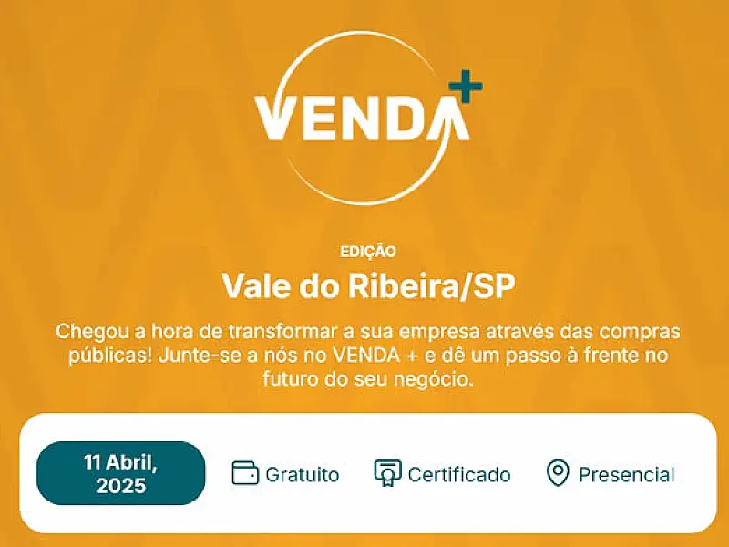 Treinamento ensina estratégias de venda ao governo para empresários do Vale do Ribeira