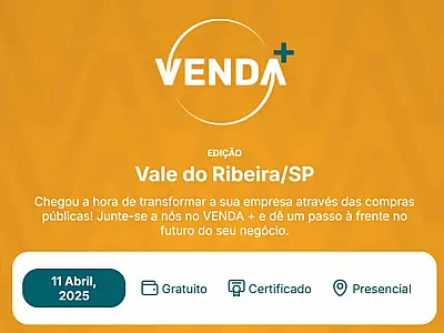 Treinamento ensina estratégias de venda ao governo para empresários do Vale do Ribeira