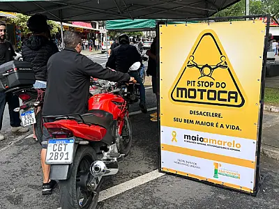 São Vicente distribui antenas corta-pipa no 2º Pit Stop do Motoca