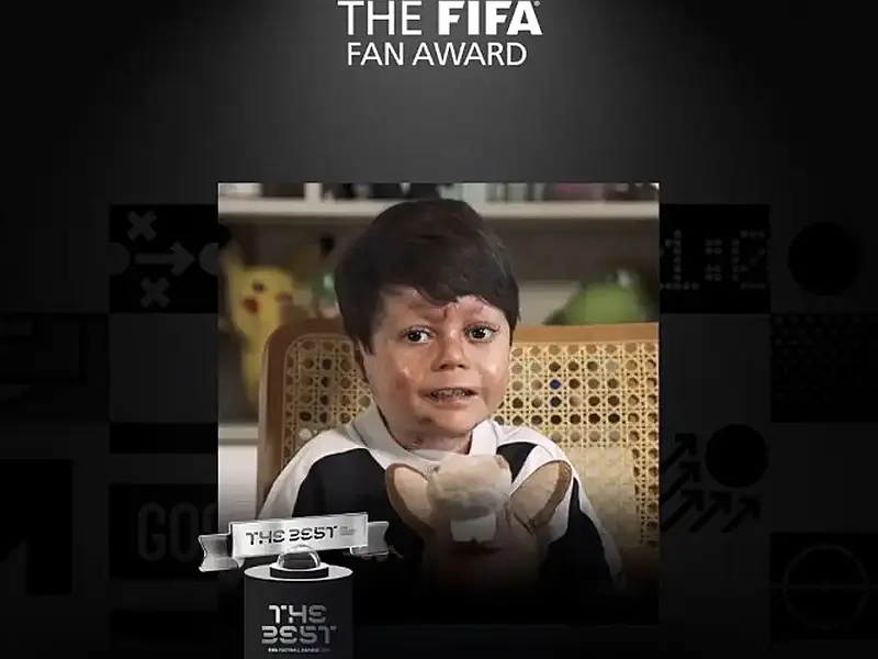 Fifa The Best: Vascaíno, menino Gui vence prêmio de torcedor do ano