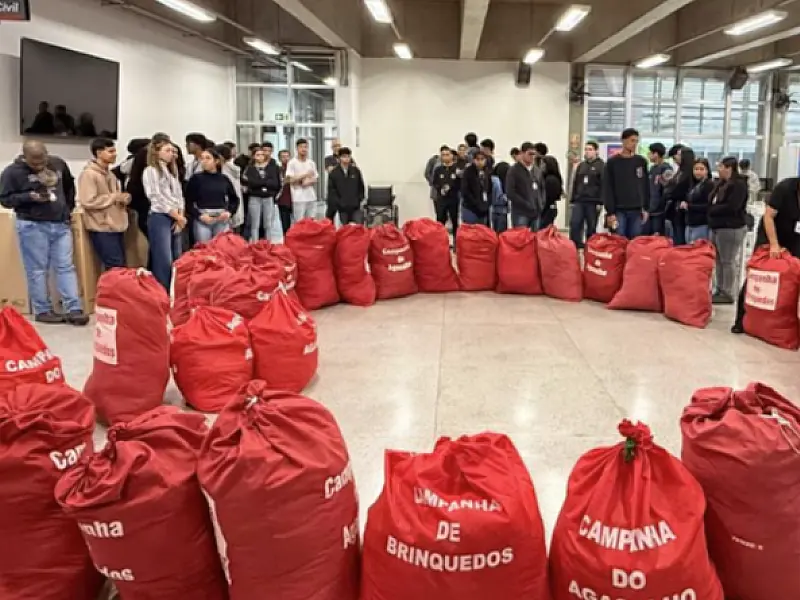 Campanha do Agasalho ganha reforço com doação de mais de 20 mil peças arrecadadas pelo SENAI Cubatão