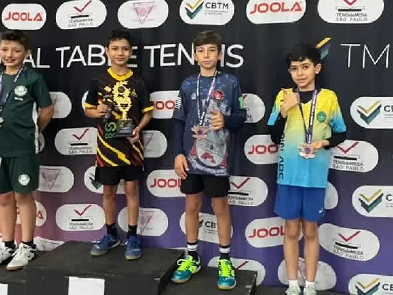 Mesatenistas de Bertioga conquistam seis medalhas na Liga Litoral de Tênis de Mesa
