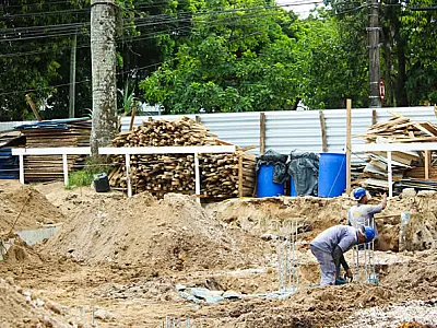 Obras da primeira UPA Central 24h de São Vicente atingem 10%