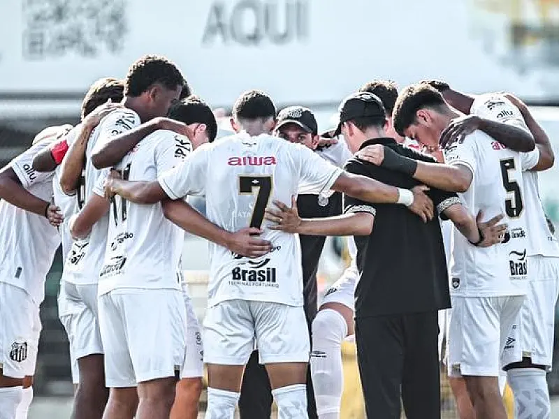 Santos FC é derrotado pelo Bragantino, no CT Rei Pelé, pelo Campeonato Brasileiro Sub-20
