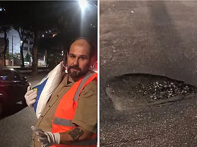 Projeto 'Tapa Buraco' já fechou 19 buracos pela cidade em menos de um mês