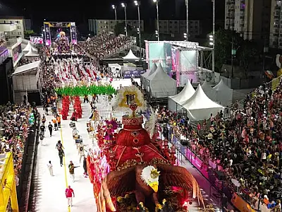 Desfile das escolas de samba de Santos será na sexta e sábado