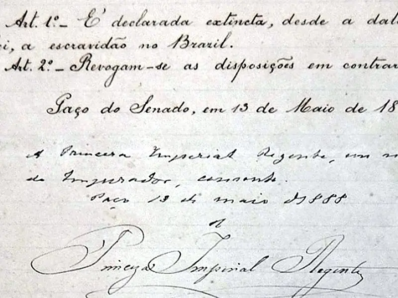 Só com luta de negros foi possível abolir escravidão, diz especialista