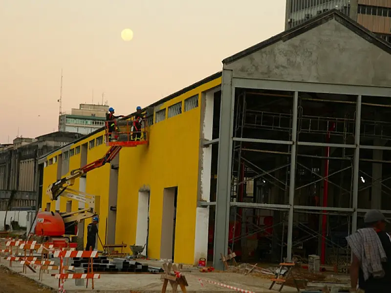 Primeira fase do Parque Valongo, em Santos, tem 75% das obras concluídas