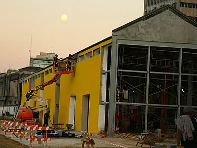 Primeira fase do Parque Valongo, em Santos, tem 75% das obras concluídas