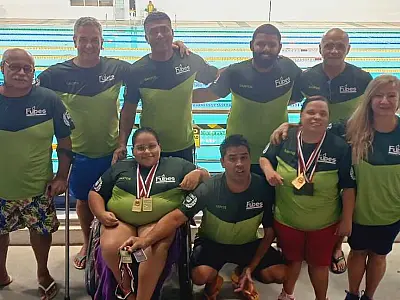 Santos fatura mais de 40 medalhas na fase final dos Jogos Paralímpicos de SP
