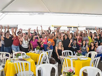 Margaridas recebem almoço especial em comemoração ao mês das mulheres