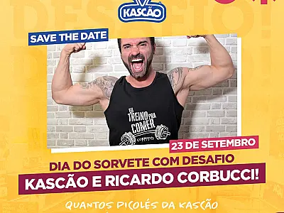 Dia do Sorvete conta com visita especial do influenciador Ricardo Corbucci