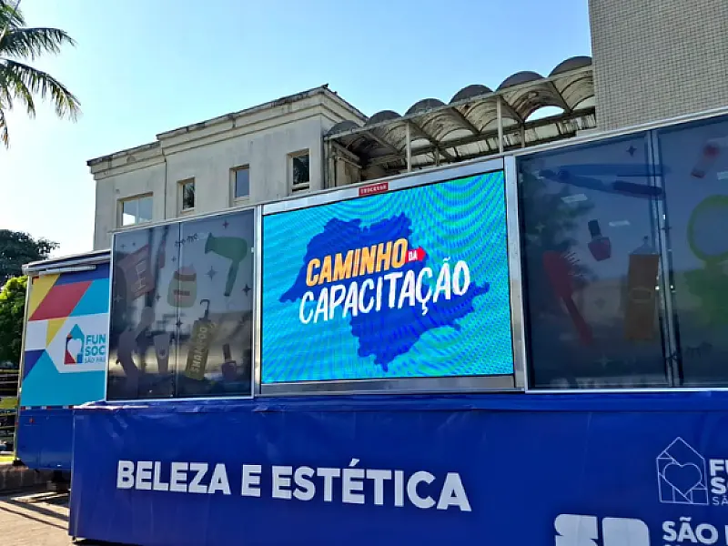 São Vicente dá início aos cursos gratuitos das Carretas do Fundo Social