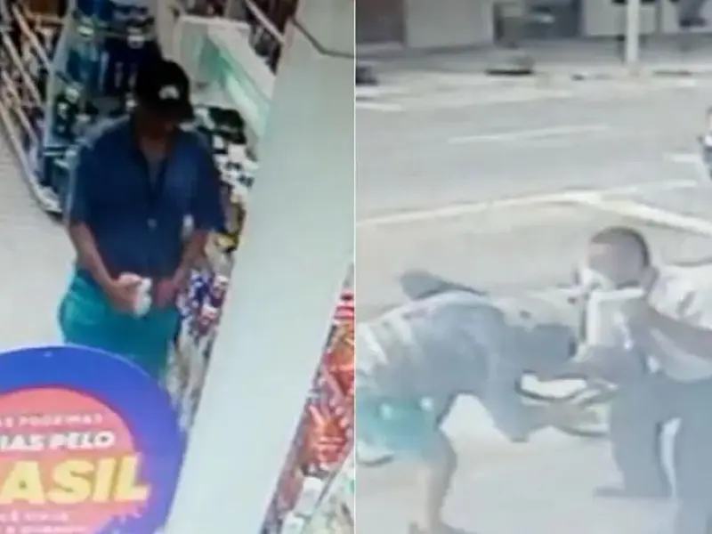 Homem tenta roubar farmácia no Boqueirão e acaba preso em Praia Grande