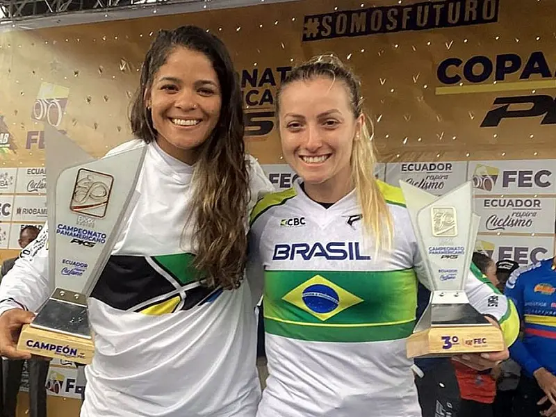 Paola Reis garante vaga olímpica ao Brasil no ciclismo BMX feminino
