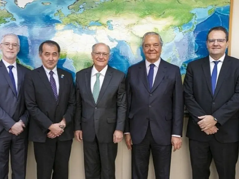 Alckmin recebe relatório do Wise Group sobre parceria estratégica Brasil-Japão