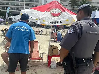 Operação Verão de Fiscalização nas praias do Guarujá começa no próximo dia 21