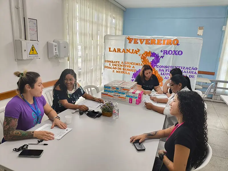 Fevereiro Roxo e Laranja mobiliza unidades de Saúde em Cubatão
