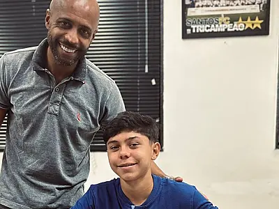 Após cinco anos na base do São Paulo, atacante Luan Caruso reforça o sub-15 do Santos