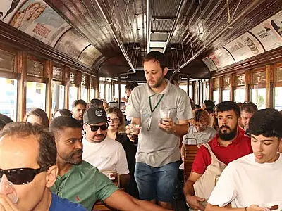 Bonde Temático celebra 480 anos de Santos com cerveja artesanal