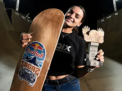 Skatista santista é bronze na segunda etapa do Vert Battle 2025, em Niterói (RJ)