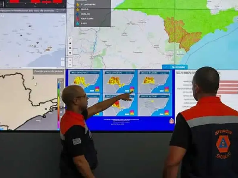Defesa Civil de São Paulo alerta para frente fria em todo o estado