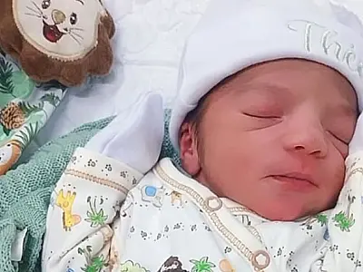 Primeiro bebê de 2026 nascido em Praia Grande/SP é um menino