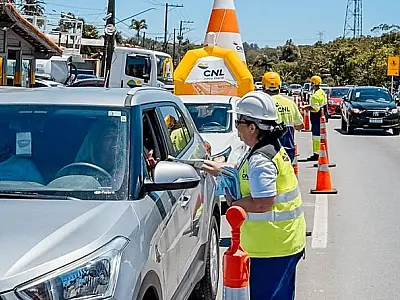 CNL faz ações de orientação sobre novo sistema de pedágio eletrônico em Bertioga e Mogi das Cruzes