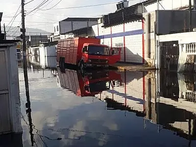Sistema de combate às enchentes começa a ser testado na Zona Noroeste de Santos
