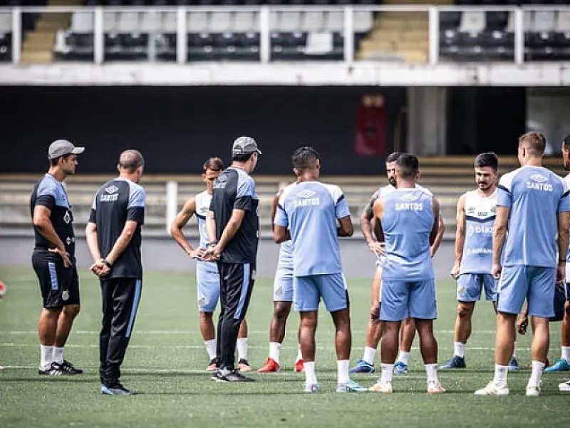 Santos se reapresenta com 27 jogadores