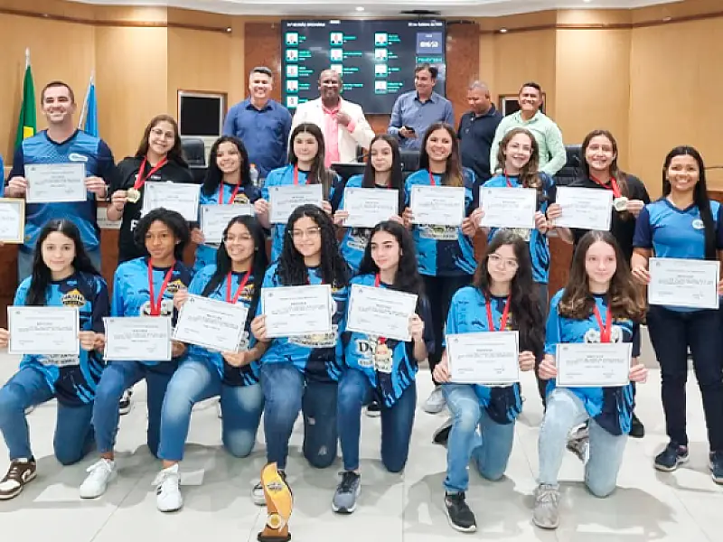 Colégio Expressão recebe Moção de Aplauso pelo título na 17 ª Copa TV Tribuna de Handebol Escolar