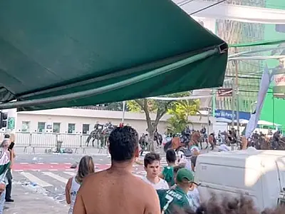 Torcedor morre baleado após jogo do Palmeiras; agente penitenciário é preso