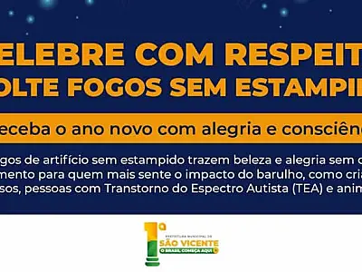 São Vicente alerta sobre os cuidados com os animais com relação aos fogos de artifícios