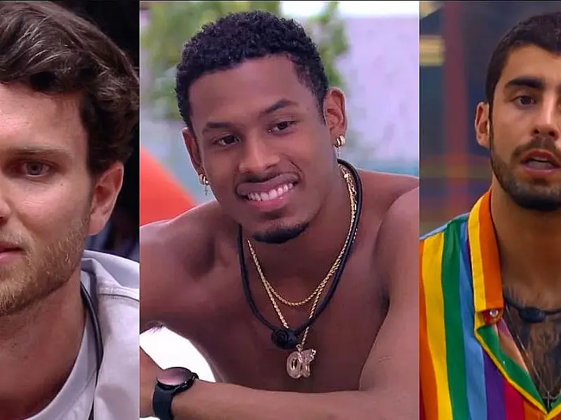 Lucas, Paulo André e Pedro Scooby estão no Paredão