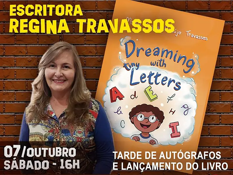 Professora de São Vicente lança versão em inglês de livro infantil