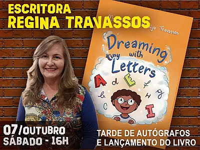 Professora de São Vicente lança versão em inglês de livro infantil