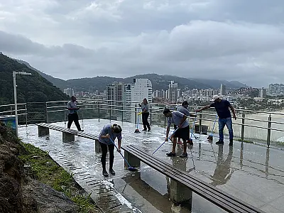 Mutirão de limpeza na orla das praias e mirantes começa segunda-feira (13)