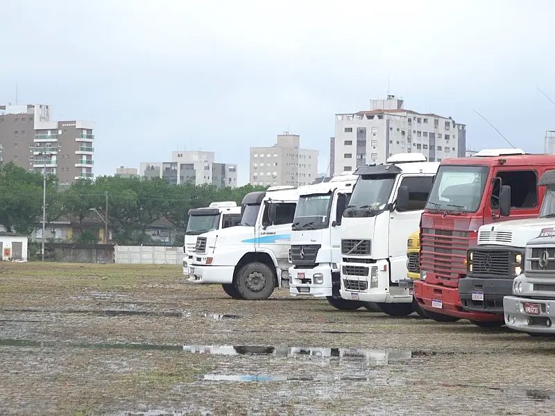 Estacionamento no Porto de Santos receberá até 260 caminhões simultaneamente