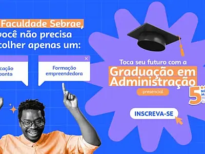 Faculdade Sebrae está com inscrições abertas para o vestibular 2025