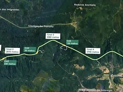 Governo de São Paulo lança projeto para a construção da terceira pista da rodovia dos Imigrantes