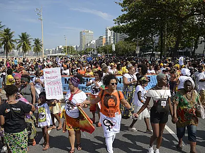 Mulheres negras fazem marcha contra racismo no dia 30, no Rio