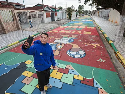 Setran divulga regras para as tradicionais pinturas na rua durante a Copa do Mundo