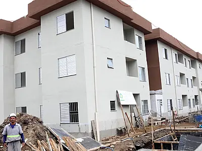 Praia Grande/SP avança com as obras de mais 258 unidades habitacionais