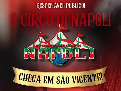 Circo Di Napoli estreou na Praia do Itararé, em São Vicente, com espetáculos para toda família