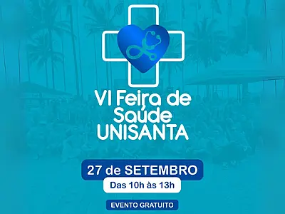 Feira de Saúde tem serviços gratuitos, dia 27/9 (sábado), na Praça das Bandeiras, no Gonzaga