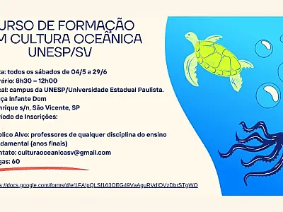 São Vicente: Formação em Cultura Oceânica continua com inscrições abertas