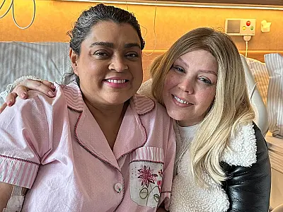 Emoção: Simony se emociona ao reencontrar Preta Gil no hospital