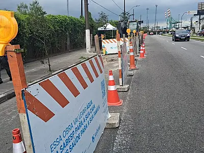 Sabesp retoma obras na entrada de Santos para concluir nova travessia subaquática